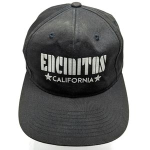 Snapback Encinitas CaliforniaBlack Hat w/ stars